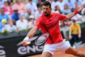 French Open - Novak Djokovic Defeats Corentin Moutet