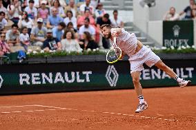 French Open - Novak Djokovic Defeats Corentin Moutet