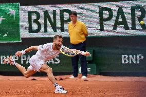 French Open - Novak Djokovic Defeats Corentin Moutet