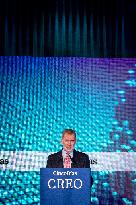 King Felipe At CREO Forum Conference - Madrid