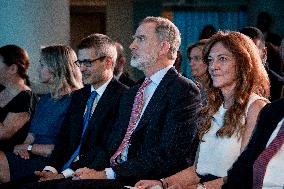 King Felipe At CREO Forum Conference - Madrid