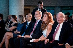 King Felipe At CREO Forum Conference - Madrid