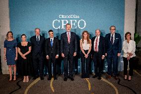King Felipe At CREO Forum Conference - Madrid