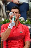 French Open - Novak Djokovic Defeats Corentin Moutet