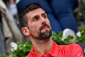 French Open - Novak Djokovic Defeats Corentin Moutet