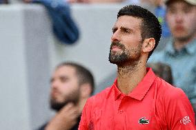 French Open - Novak Djokovic Defeats Corentin Moutet