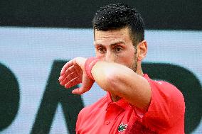 French Open - Novak Djokovic Defeats Corentin Moutet