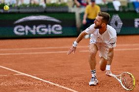French Open - Novak Djokovic Defeats Corentin Moutet