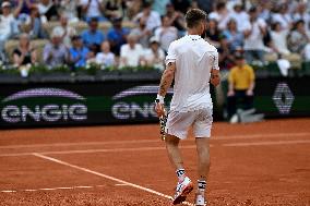 French Open - Novak Djokovic Defeats Corentin Moutet