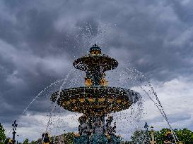 Illustration - Cloudy Weather in Paris