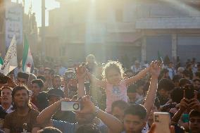 Syrians Celebrate 10 Years Since Ariha Liberation