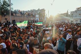 Syrians Celebrate 10 Years Since Ariha Liberation