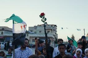 Syrians Celebrate 10 Years Since Ariha Liberation