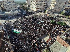 Syrians Celebrate 10 Years Since Ariha Liberation