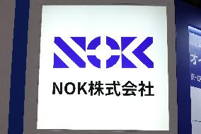 NOK signage and logo