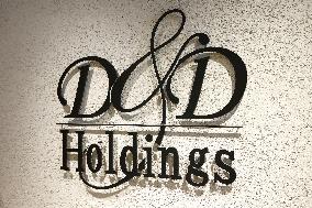 D&D Holdings signage and logo