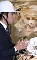 Reserve rice warehouse in eastern Japan