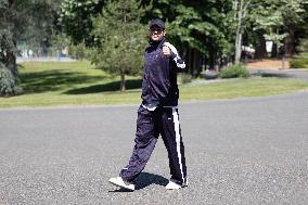 France Players arrives for Training - Clairefontaine-en-Yvelines