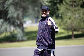 France Players arrives for Training - Clairefontaine-en-Yvelines