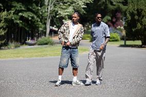 France Players arrives for Training - Clairefontaine-en-Yvelines