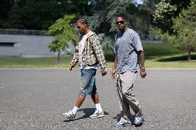 France Players arrives for Training - Clairefontaine-en-Yvelines