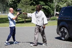 France Players arrives for Training - Clairefontaine-en-Yvelines