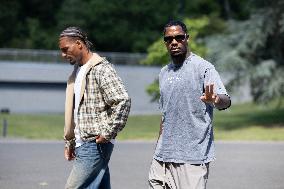 France Players arrives for Training - Clairefontaine-en-Yvelines