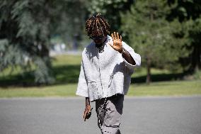 France Players arrives for Training - Clairefontaine-en-Yvelines