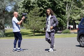 France Players arrives for Training - Clairefontaine-en-Yvelines