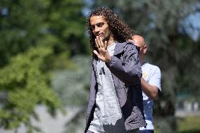 France Players arrives for Training - Clairefontaine-en-Yvelines