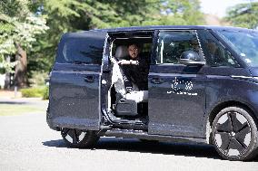 France Players arrives for Training - Clairefontaine-en-Yvelines