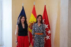 Ayuso Receives The French Ambassador To Spain - Madrid