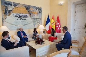 Ayuso Receives The French Ambassador To Spain - Madrid