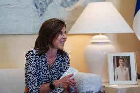 Ayuso Receives The French Ambassador To Spain - Madrid
