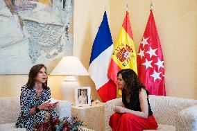 Ayuso Receives The French Ambassador To Spain - Madrid
