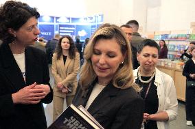 Ukraines President and First Lady visit Book Arsenal Festival in Kyiv