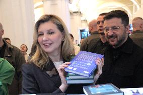 Ukraines President and First Lady visit Book Arsenal Festival in Kyiv