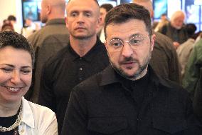 Ukraines President and First Lady visit Book Arsenal Festival in Kyiv