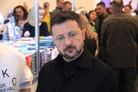 Ukraines President and First Lady visit Book Arsenal Festival in Kyiv