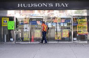 Hudson's Bay Closes All Stores - Canada