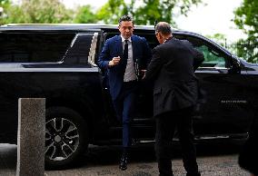 Pierre Poilievre Arrives At Parliament Hill - Ottawa
