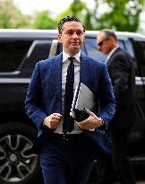 Pierre Poilievre Arrives At Parliament Hill - Ottawa