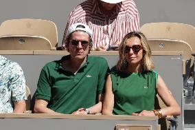 2025 French Open - Celebrities In Stands Day 6 NB