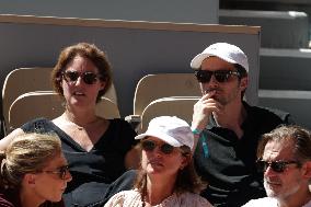 2025 French Open - Celebrities In Stands Day 6 NB
