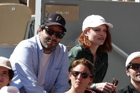 2025 French Open - Celebrities In Stands Day 6 NB