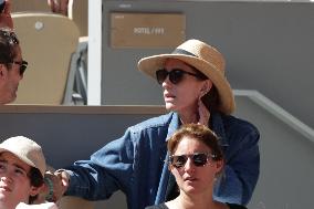 2025 French Open - Celebrities In Stands Day 6 NB