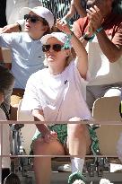 2025 French Open - Celebrities In Stands Day 6 NB
