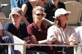 2025 French Open - Celebrities In Stands Day 6 NB