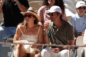 2025 French Open - Celebrities In Stands Day 6 NB