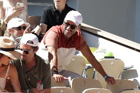 2025 French Open - Celebrities In Stands Day 6 NB